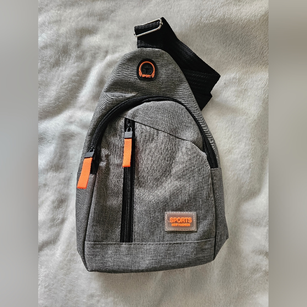 Cross body backpack.